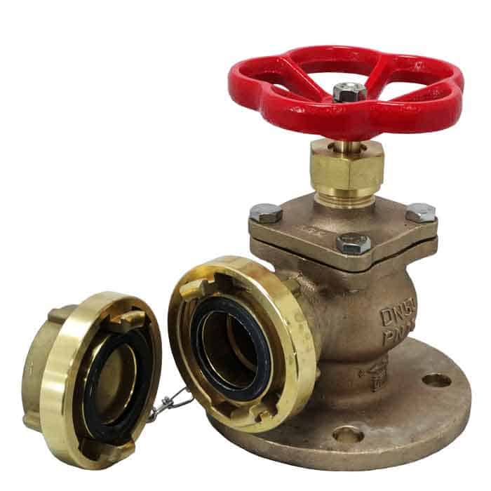 UL Ucl FM Brass Bronze Fire Hydrant Hose Angle Valve